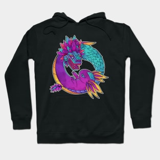 Aztec serpent and ajolote Hoodie